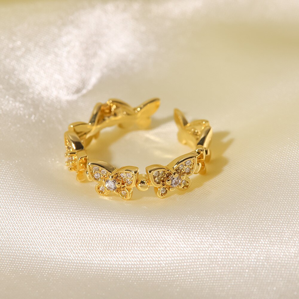 Colleen Butterfly Guld Ring