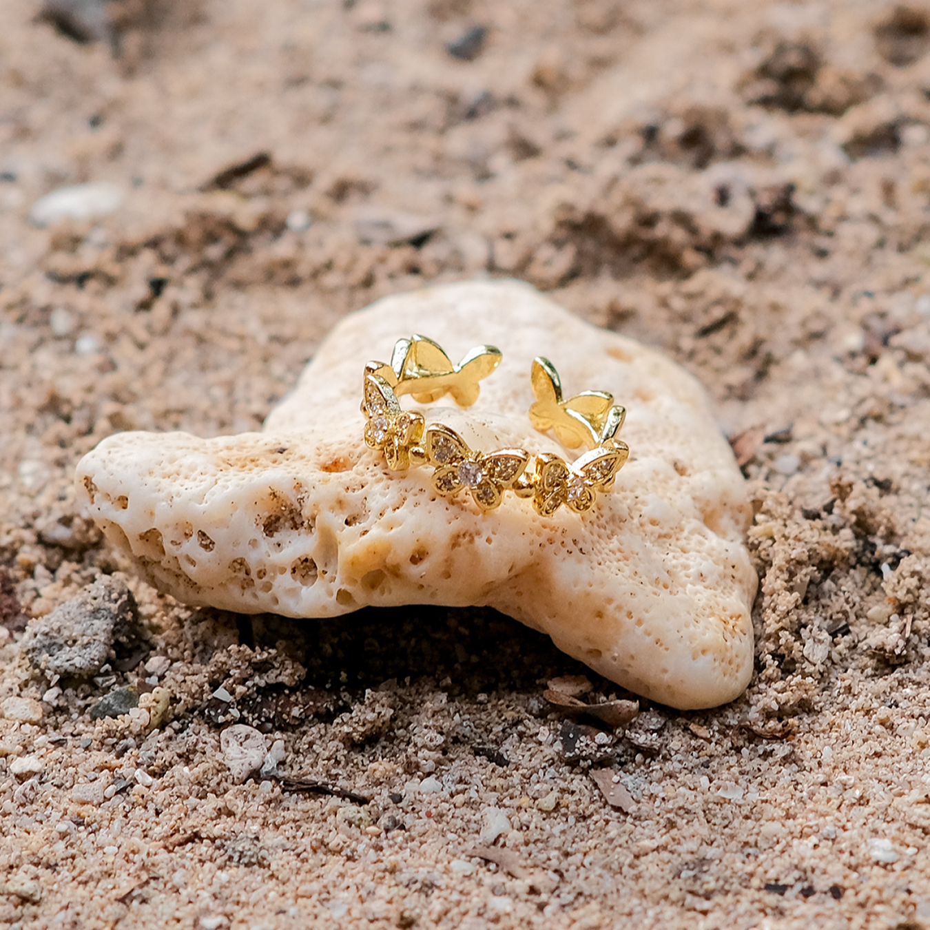 Colleen Butterfly Guld Ring