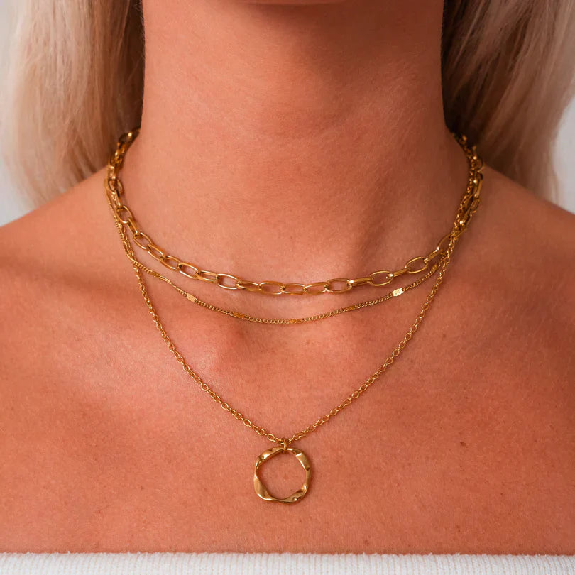 Guld Vintage Lagerhalsband