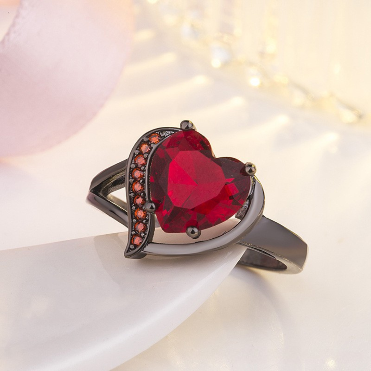 Calindra Rosethorne Ring Vit Guld