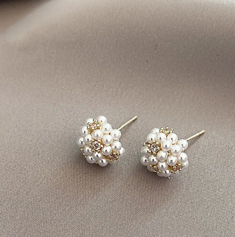Små Eleganta Pärlörhängen