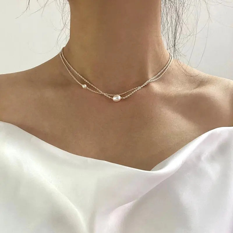 Sötvattenspärls halsband