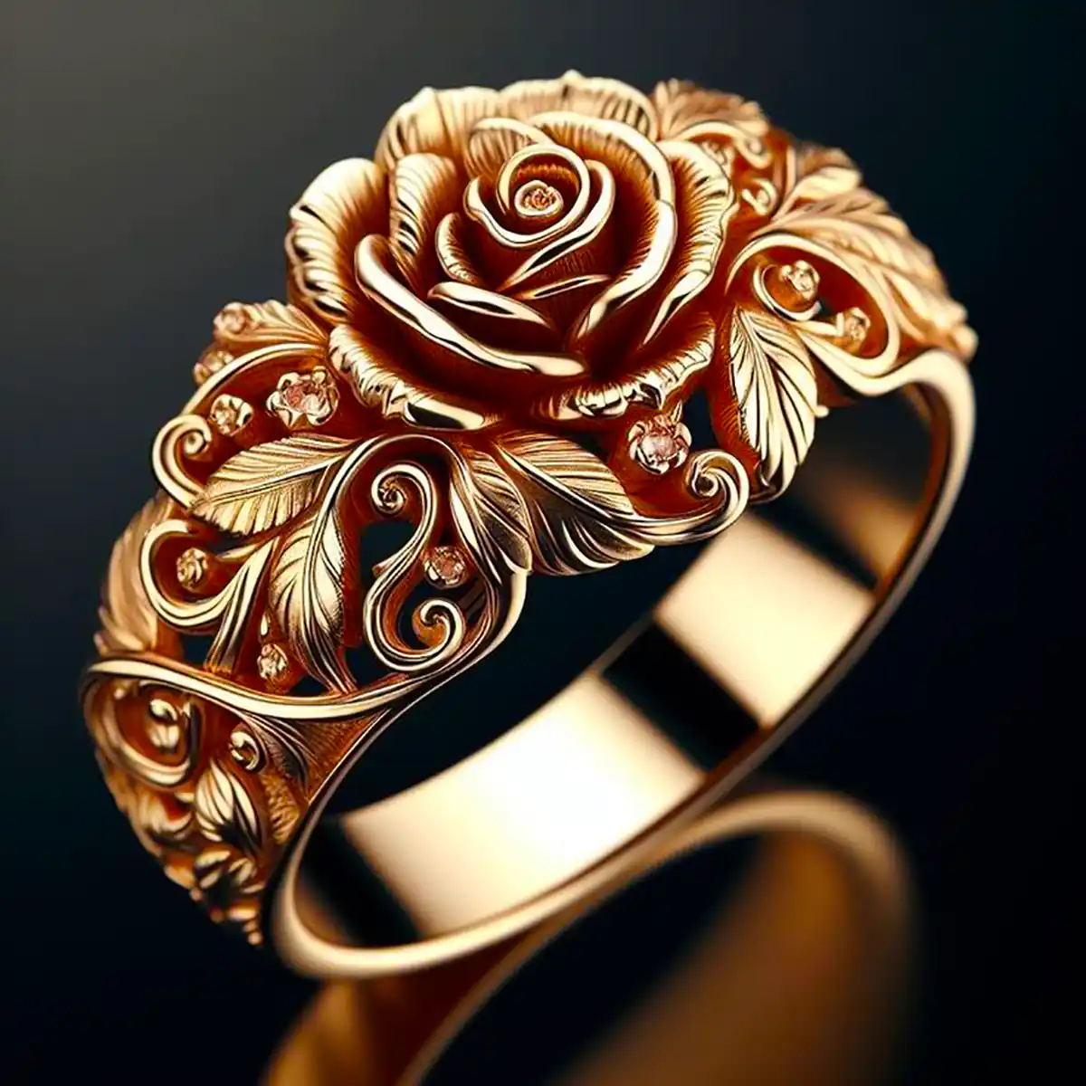 Guldblomma Ring