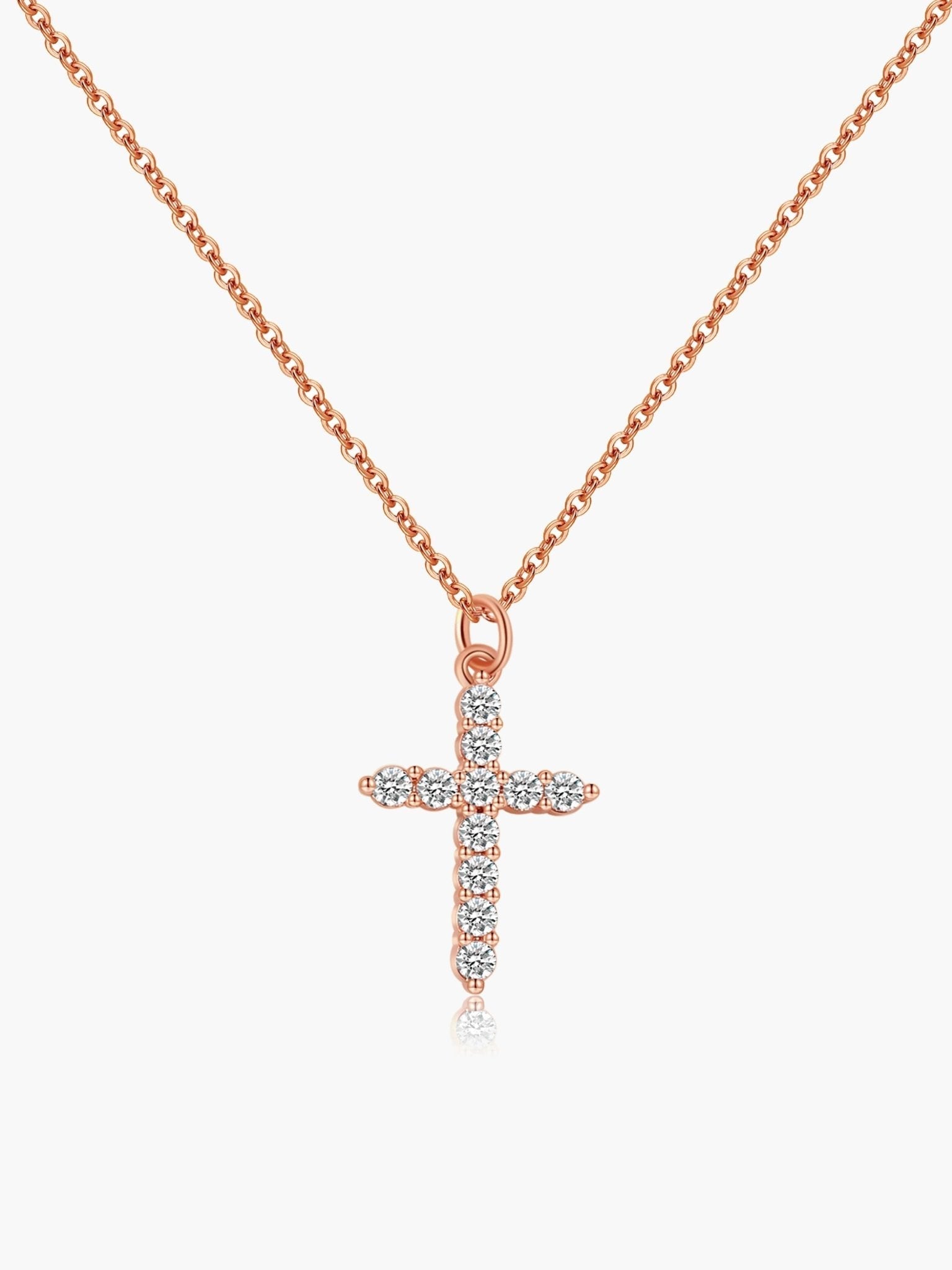 Ariadne Zirkonia Kors Hänge Halsband