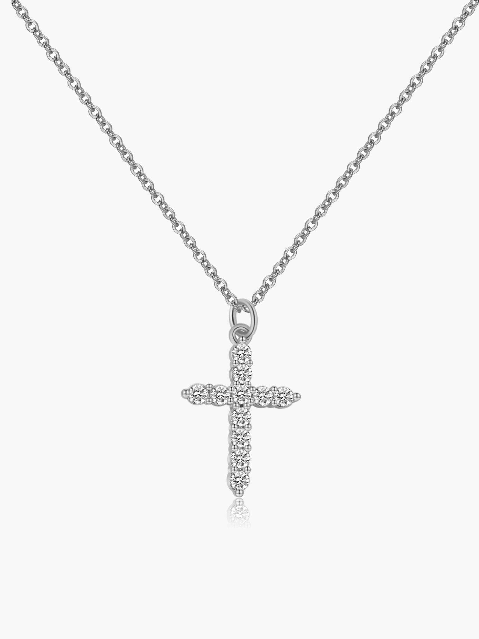 Ariadne Zirkonia Kors Hänge Halsband