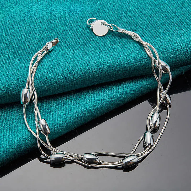Multi Layers Tunn Kedja Armband