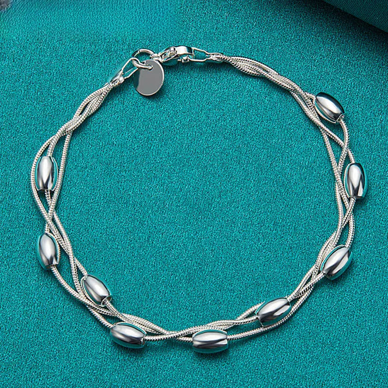 Multi Layers Tunn Kedja Armband