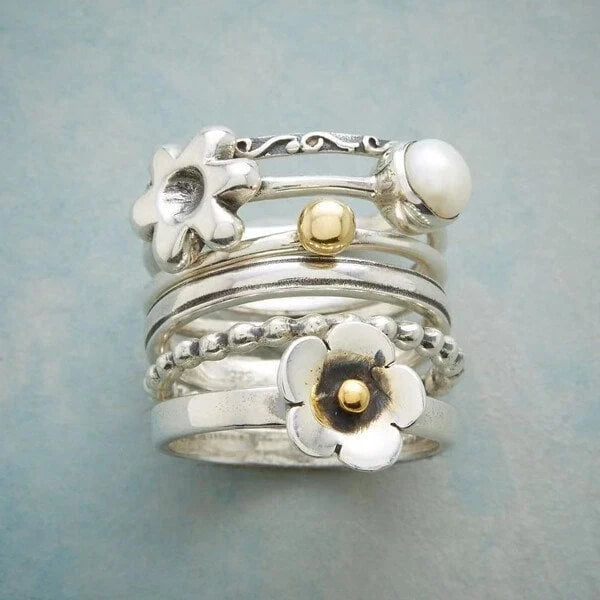 Blomma Pärlset Ring