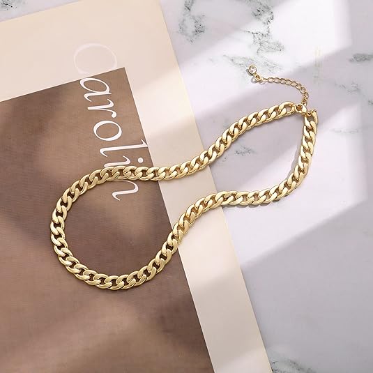 Chunky Cubansk Länk Halsband
