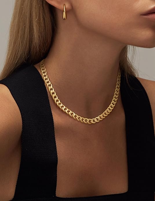 Chunky Cubansk Länk Halsband