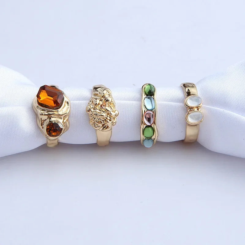 Ischia - Terra Ring Set (4-Pack)