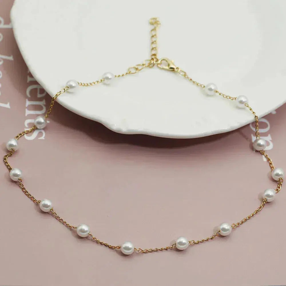 Guldpärlhalsband