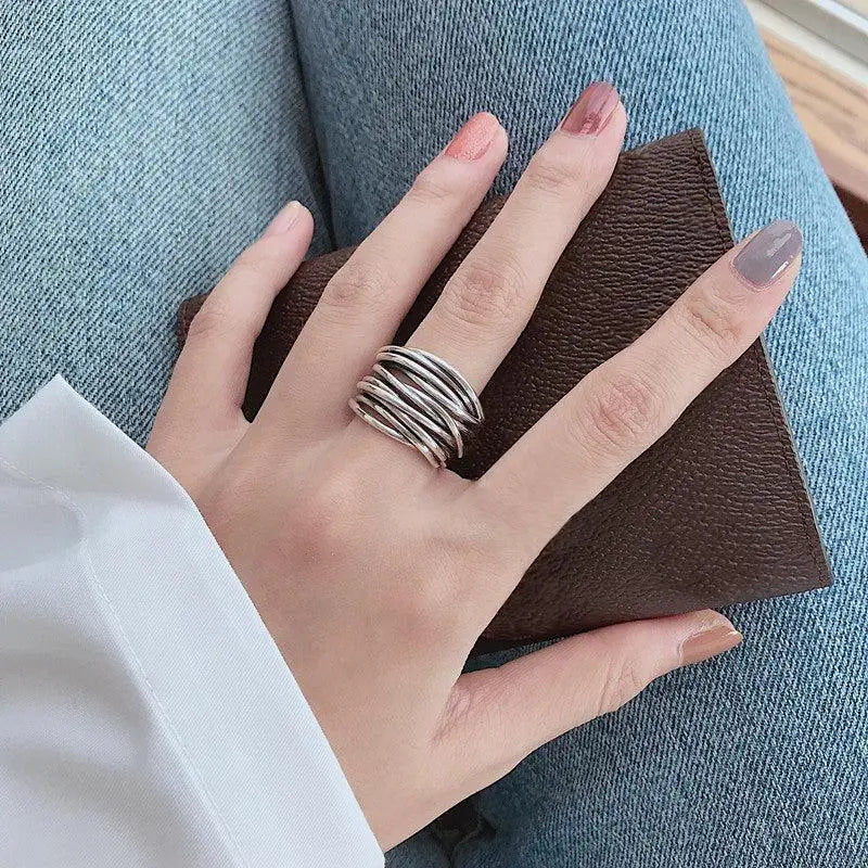 Justerbar silverlager ring