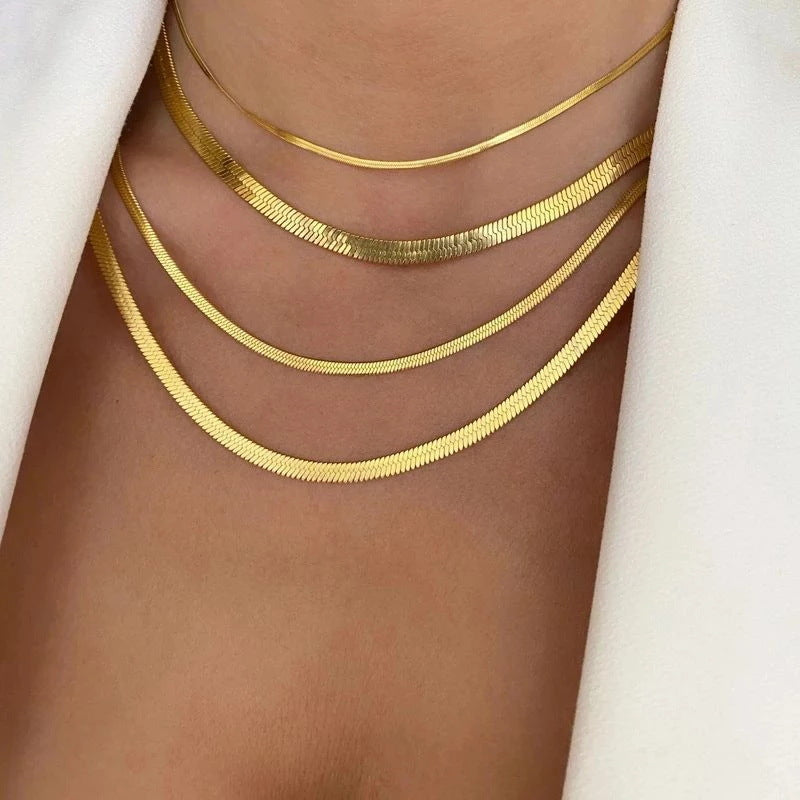 Stella Fiskbenskedja Halsband