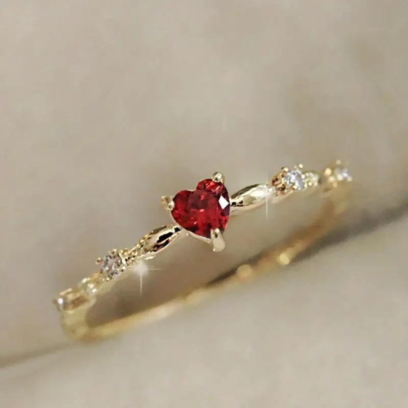 Coralyn Amoura Ring Vit Guld