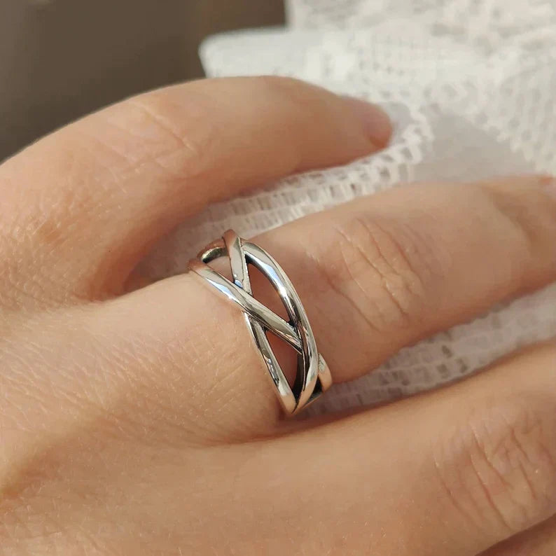 Chunky Justerbar Silverring
