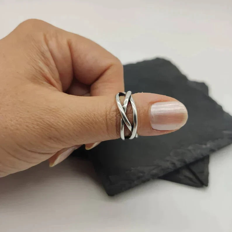 Chunky Justerbar Silverring