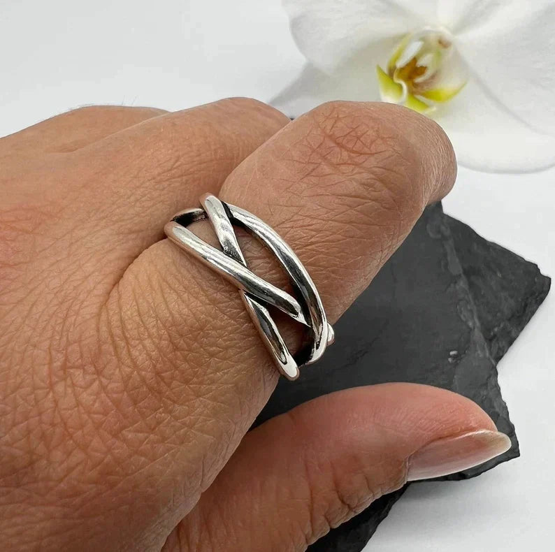 Chunky Justerbar Silverring