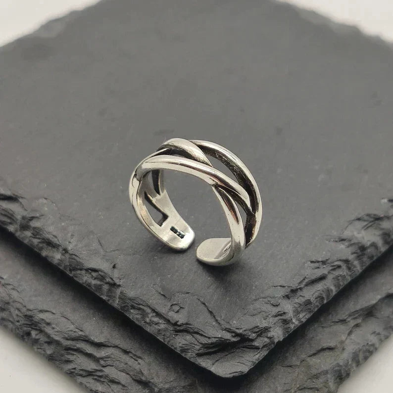 Chunky Justerbar Silverring