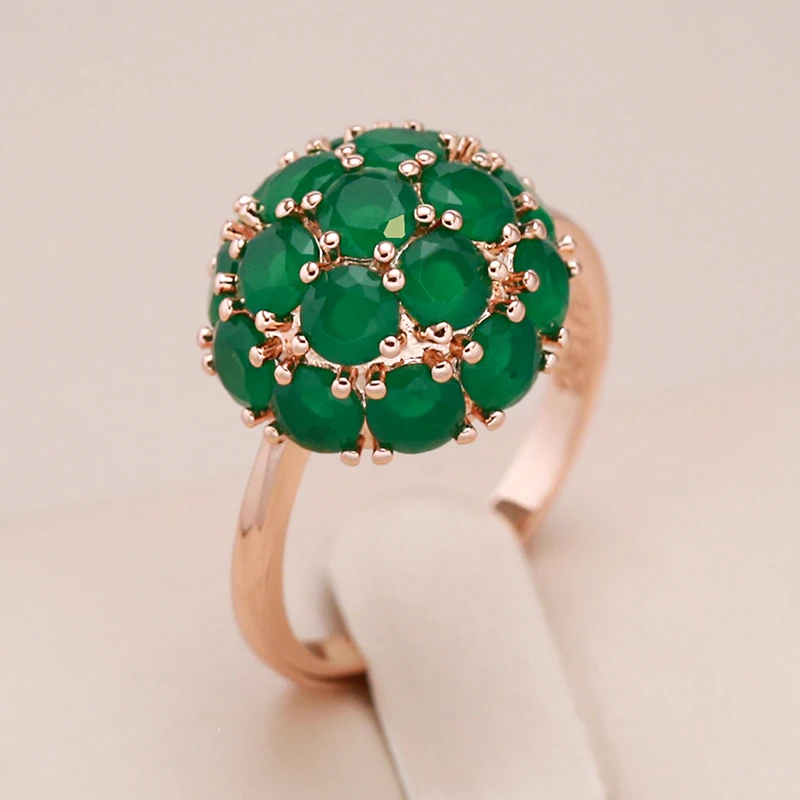 Grön Zirkonia Elegant Ring
