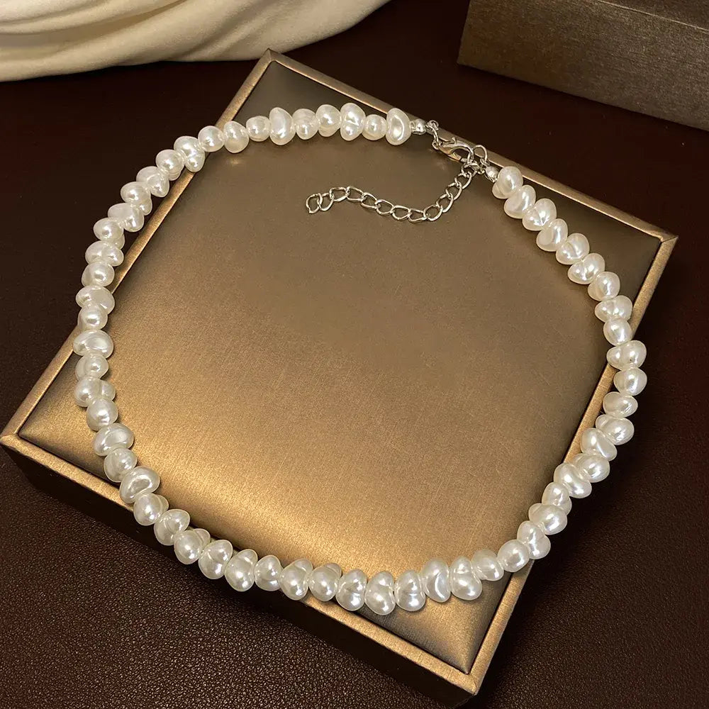 Elegant pärl halsband