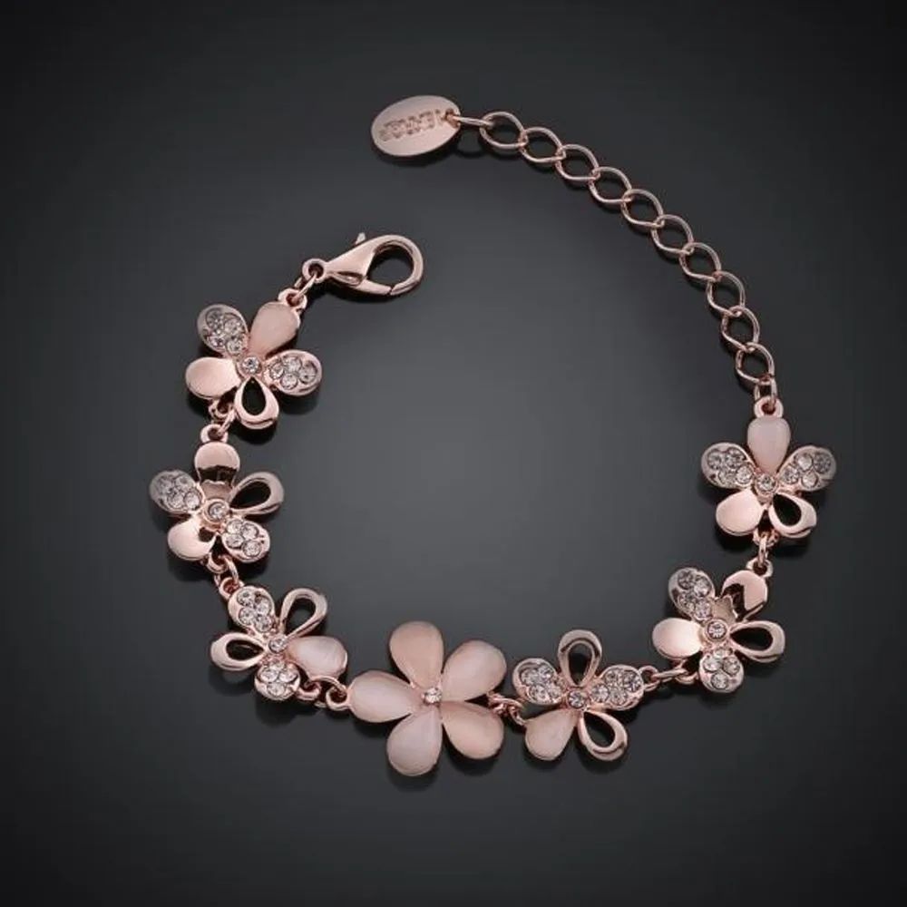Vintage Rose Blomsterarmband