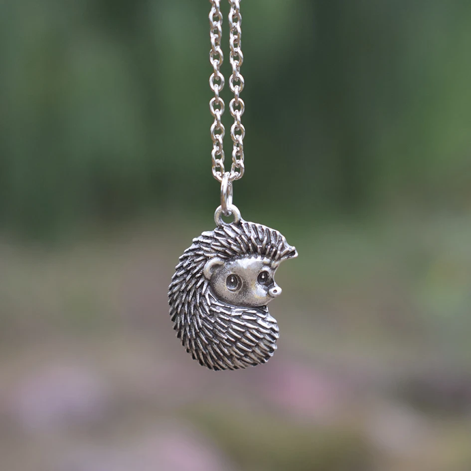 Vintage Porslinsnäbb Silverhalsband