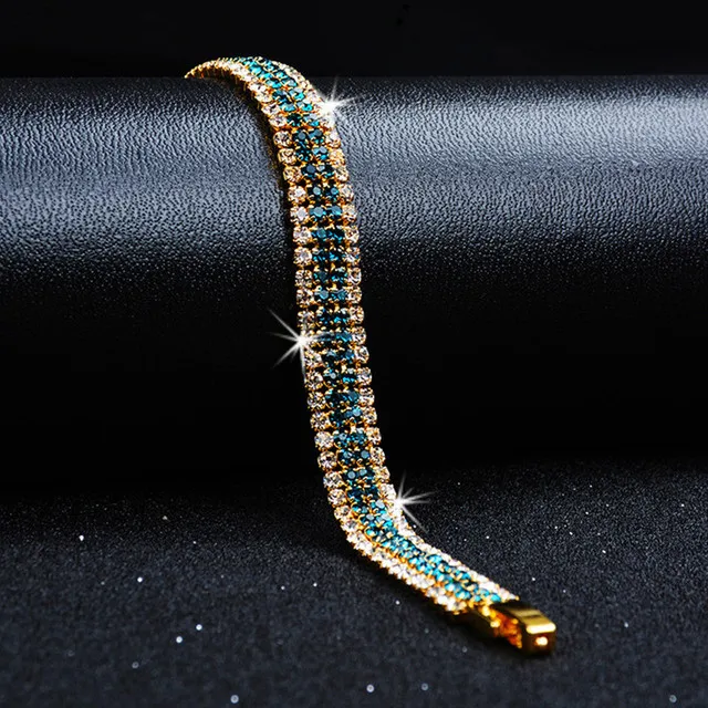 Elegant Grön Ljus Armband