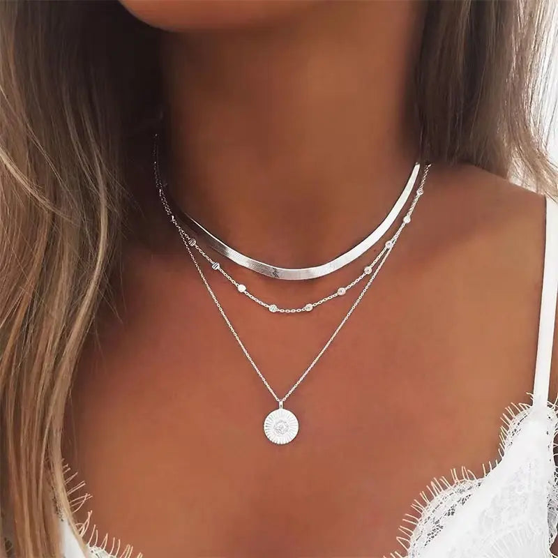 Silverhalsband