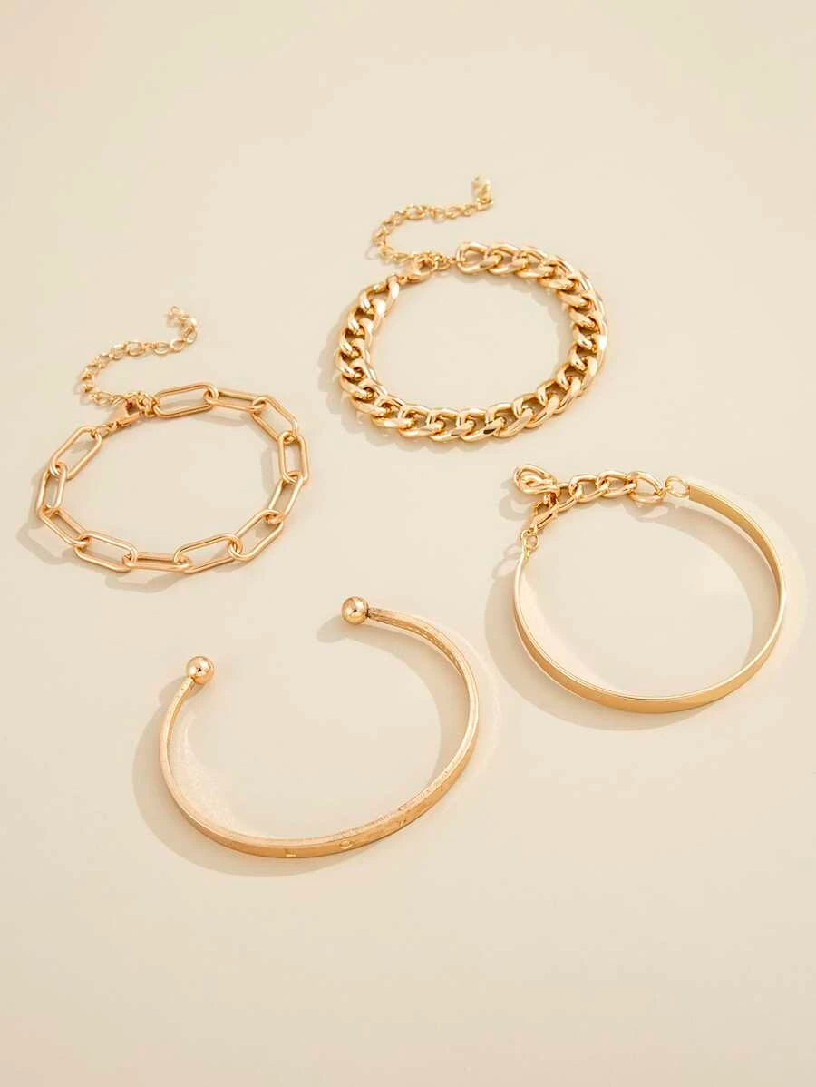 4 Delars Deja Armband Set