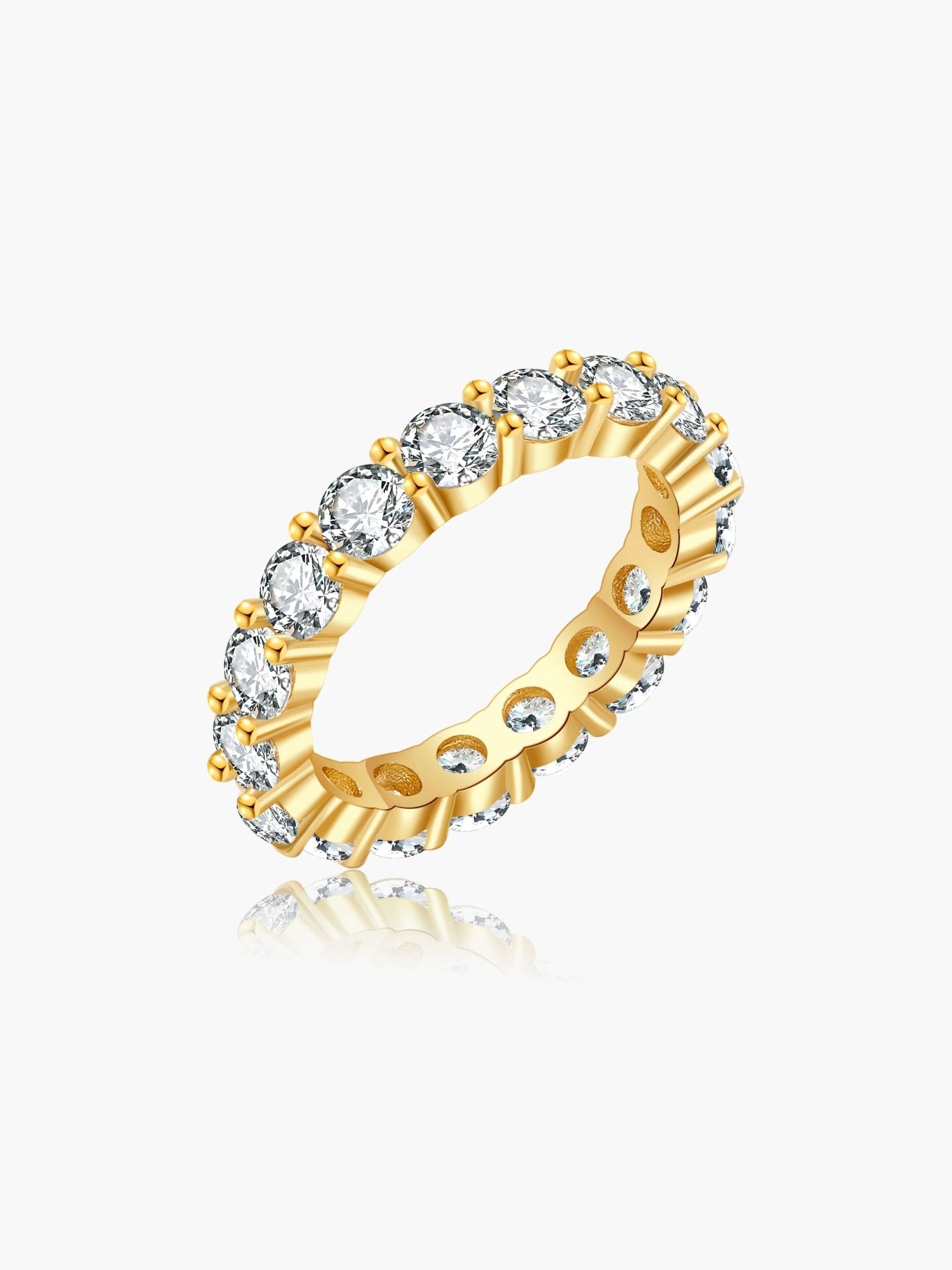 Amia Strålande Zirkonia Bandring