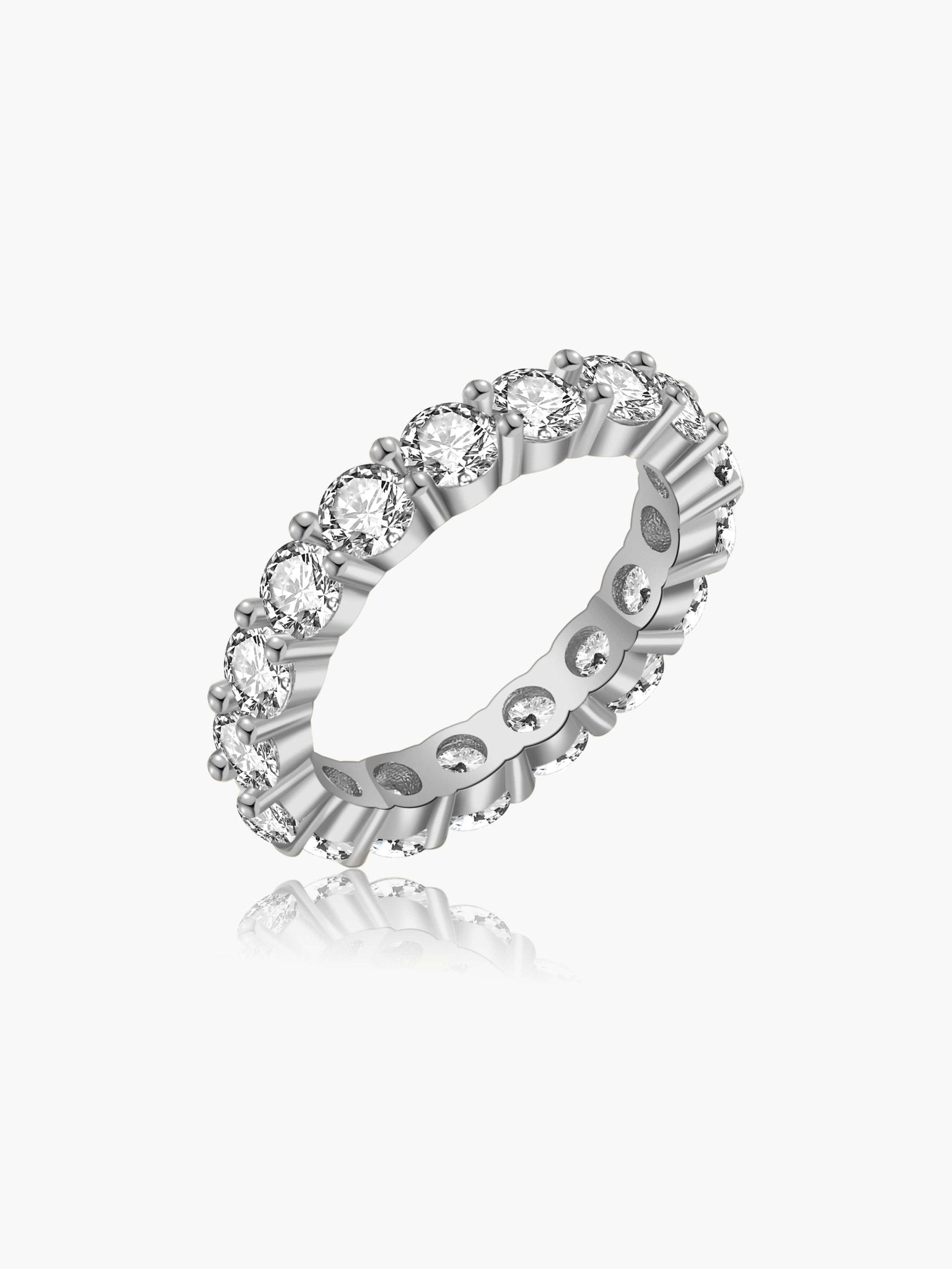 Amia Strålande Zirkonia Bandring