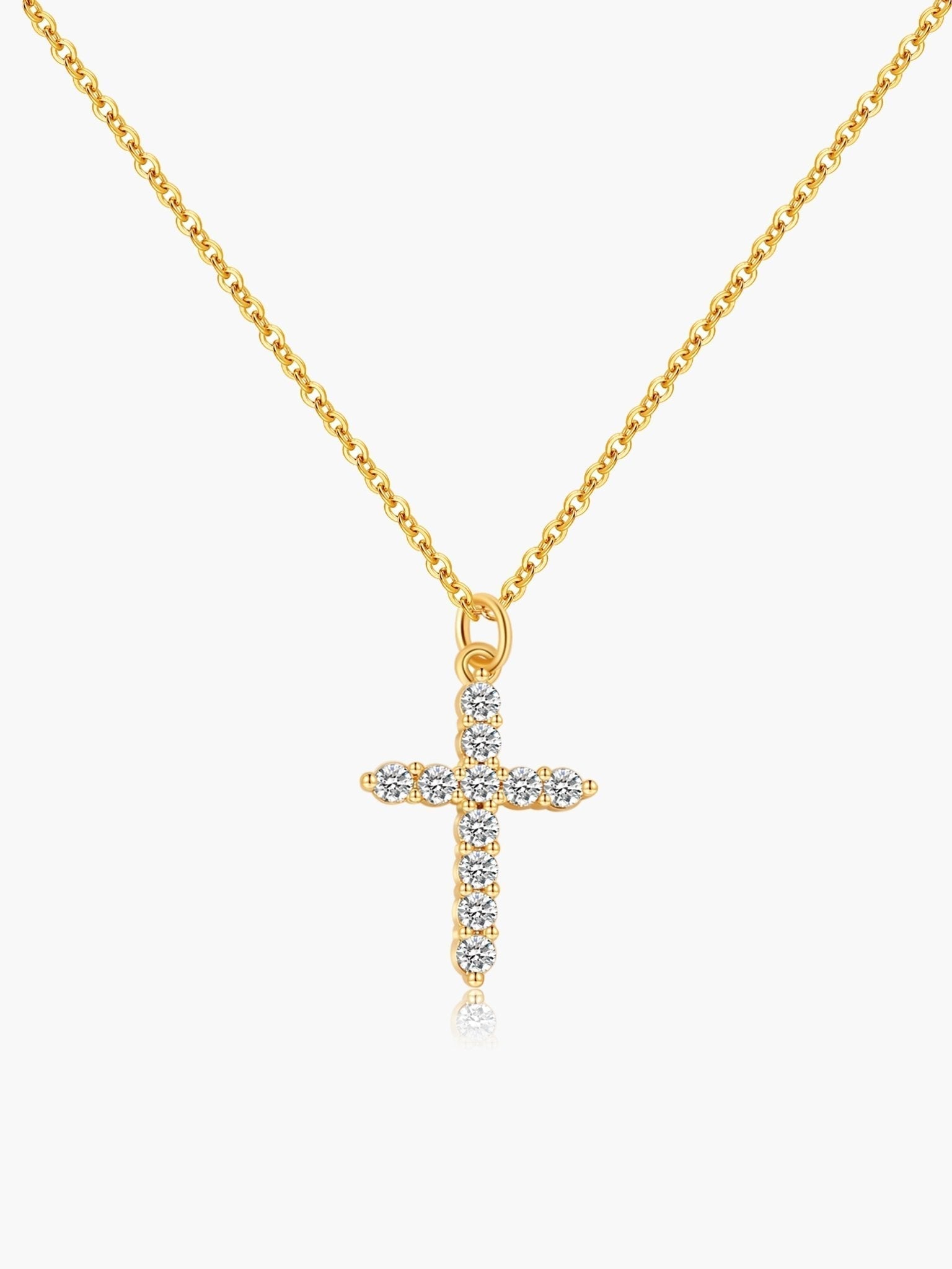 Ariadne Zirkonia Kors Hänge Halsband